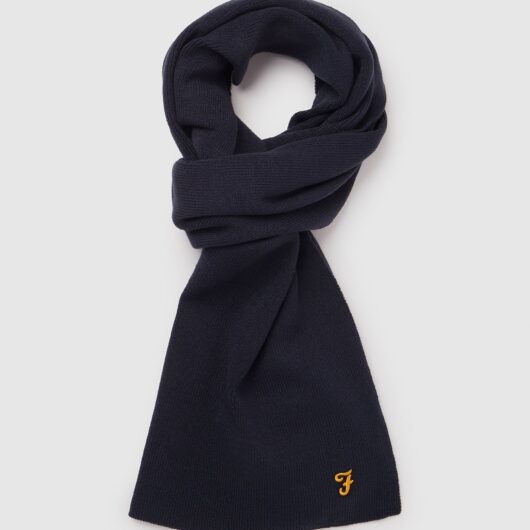 Farah 2 Pack Set Hat And Scarf In Blue