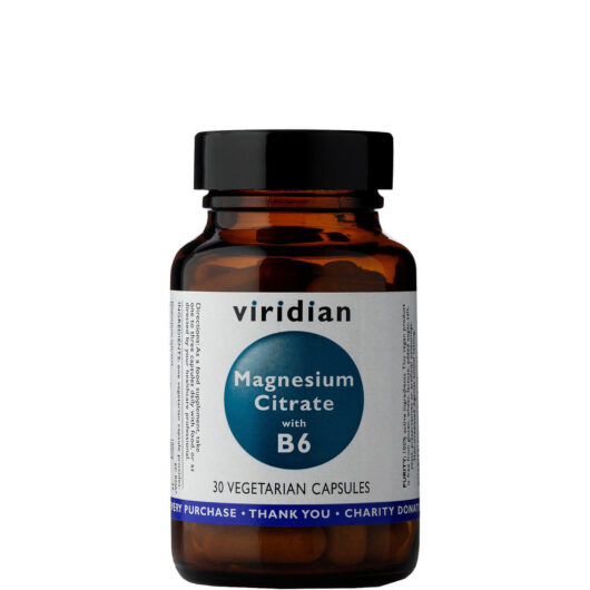 Magnesium Citrate with B6 Veg Caps - 30 Capsules