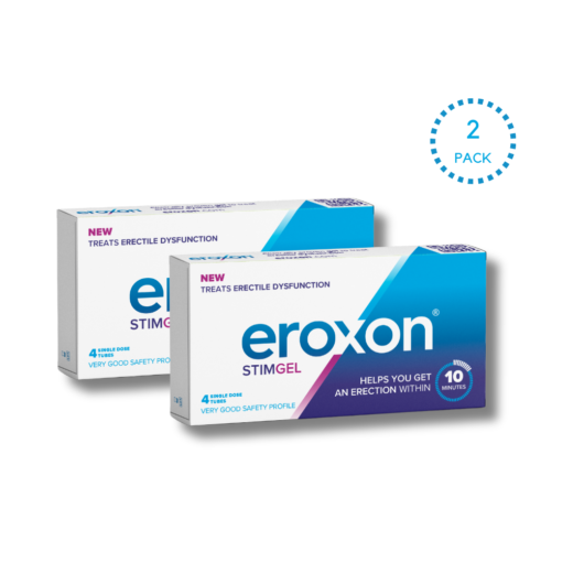 Eroxon Erectile Dysfunction Treatment Gel 4 Single Dose Tubes