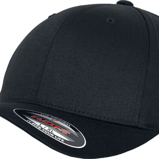 Flexfit Cap - Wooly Combed - black