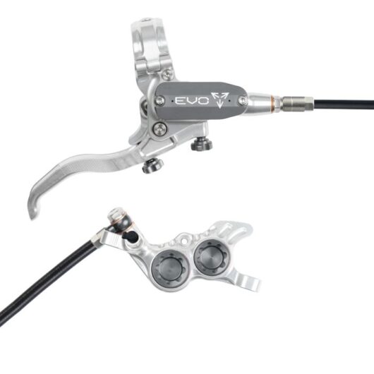 Hope Tech 4 EVO GR4 Hydraulic Disc Brake - Silver / SmokeFront Right HandStandard