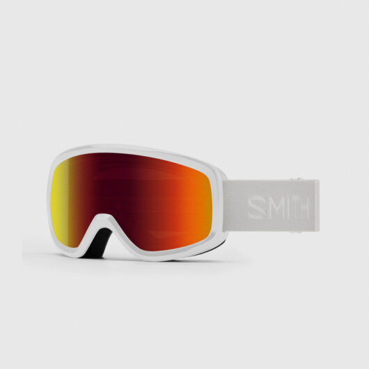 Smith Snowday White / Red Sol-X Mirror Goggles - White
