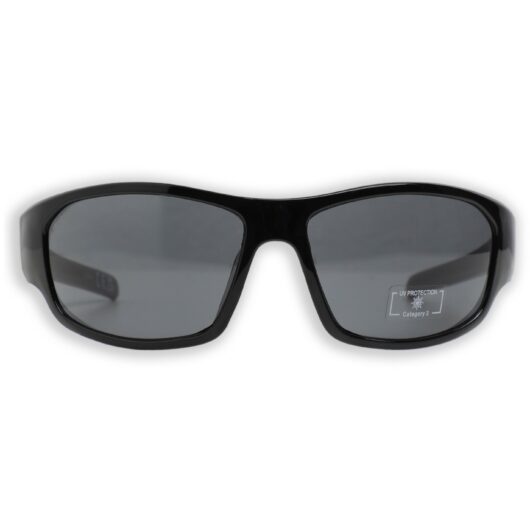 Weird Fish Fromme Wraparound Sunglasses Black Size ONE